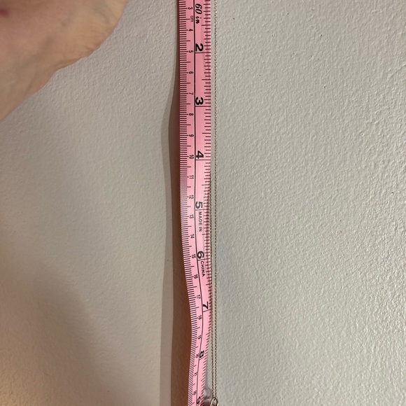 ⭐️HP⭐️EUC Tiffany & Co pink enamel & 925 silver 🧁 charm on 18” T & Co 925 chain - Picture 5 of 6